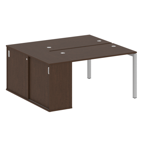 Бенч-система с шкафом-купе на П-обр. м/к Metal System Quattro 50БП.РС-СШК-1.2 фото 9