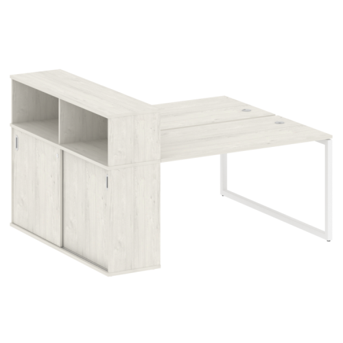 Бенч-система с шкафом-купе на О-обр. м/к Metal System Quattro 40БО.РС-СШК-2.3 фото 4