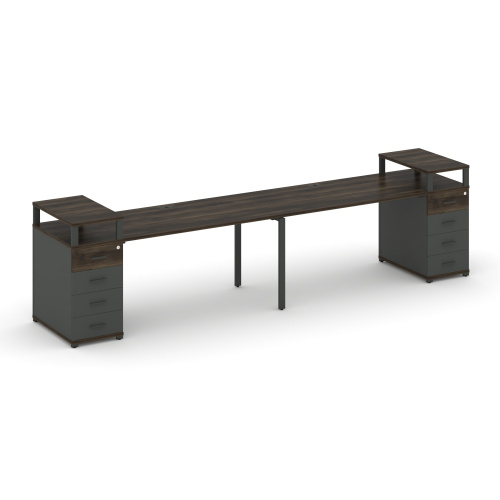 Бенч-система на 2 места с 2 опорными тумбами Concept CN.ORS-426 фото 3