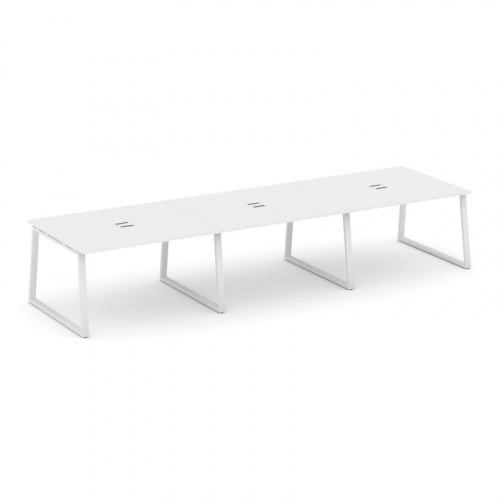 Style Project Стол переговорный SN-6T1.SPRG-054 Акация Лорка/Металл Антрацит/Заглушка Металл Антраци фото 18