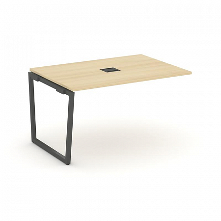 Style Project Проходной наб. элем. перег. стола SN-4T2.NSPRG-002 Акация Лорка/Металл Антрацит/Заглуш