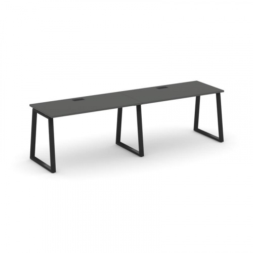 Style Project Рабочая станция 1 сторон. SN-6T1.ORS-023 Акация Лорка/Металл Антрацит/Заглушка Пластик фото 5