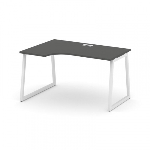 Style Project Стол рабочий эргоном. SN-4T1.SPA-021(L) Акация Лорка/Металл Антрацит/Заглушка Пластик фото 24