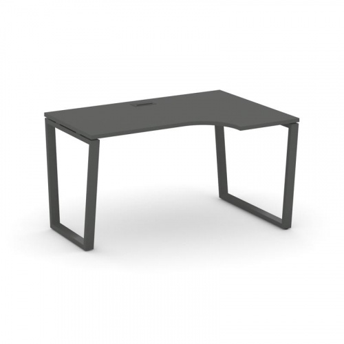 Style Project Стол рабочий эргоном. SN-6T2.SPA-022(R) Акация Лорка/Металл Антрацит/Заглушка Пластик фото 27