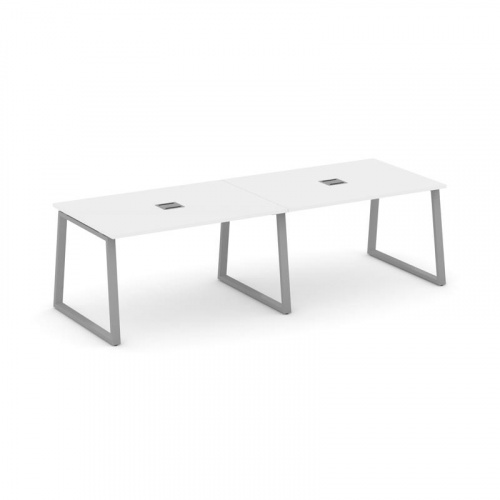 Style Project Стол переговорный SN-6T1.SPRG-014 Акация Лорка/Металл Антрацит/Заглушка Металл Антраци фото 17