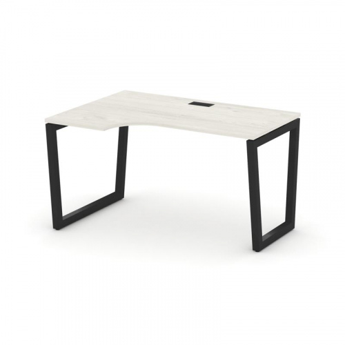 Style Project Стол рабочий эргоном. SN-5T2.SPA-022(L) Акация Лорка/Металл Антрацит/Заглушка Пластик фото 4