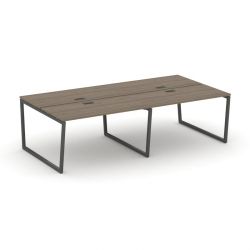 Style Project Рабочая станция 2-х сторон. SN-4T2.DRS-033 Акация Лорка/Металл Антрацит/Заглушка Пласт фото 25