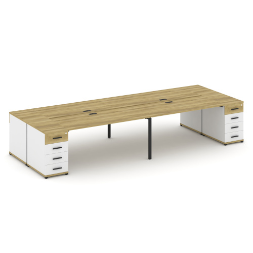 Бенч-система на 4 места с 2 опорными тумбами Concept CN.DRS-428 фото 6