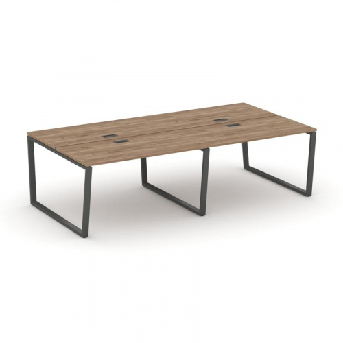 Style Project Рабочая станция 2-х сторон. SN-6T2.DRS-043 Акация Лорка/Металл Антрацит/Заглушка Пласт фото 23