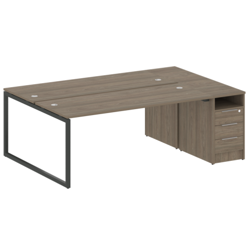 Бенч-система с тумбой на О-обр. м/к Metal System Quattro 40БО.РС-СТП-2.5