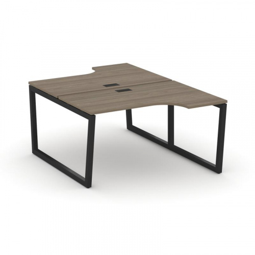 Style Project Рабочая станция эргоном. SN-5T2.DRPA-022 Акация Лорка/Металл Антрацит/Заглушка Пластик фото 7