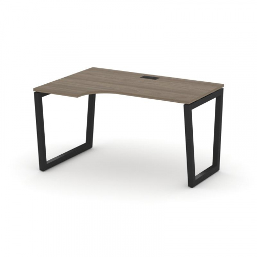 Style Project Стол рабочий эргоном. SN-5T2.SPA-022(L) Акация Лорка/Металл Антрацит/Заглушка Пластик фото 6