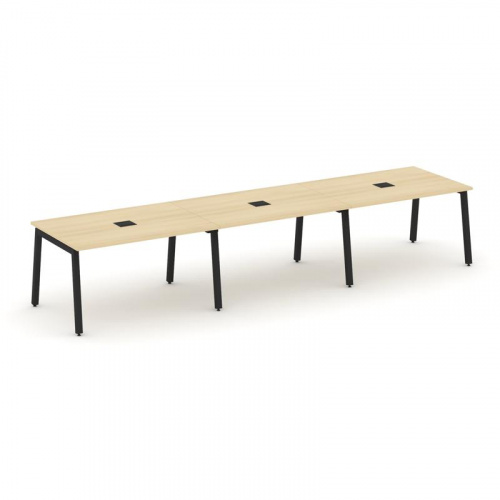 Style Project Стол переговорный SN-5A.SPRG-024 Вяз Благородный/Металл Антрацит 4740*980*750 фото 9