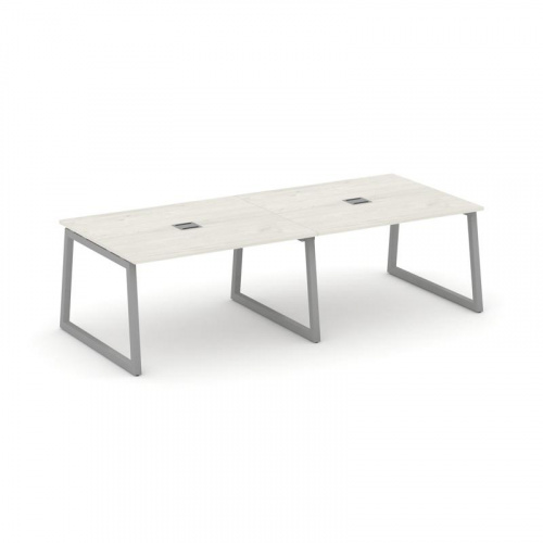 Style Project Стол переговорный SN-5T1.SPRG-044 Акация Лорка/Металл Антрацит/Заглушка Металл Антраци фото 13