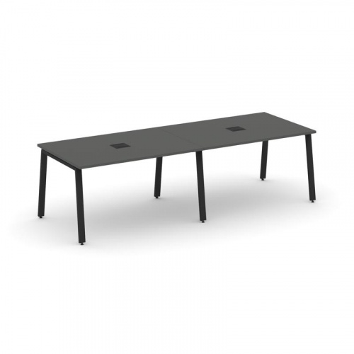 Style Project Стол переговорный SN-6A.SPRG-012 Тиквуд Светлый/Металл Антрацит 2360*980*750 фото 10 Style Project Стол переговорный SN-6A.SPRG-012 Тиквуд Светлый/Металл Антрацит 2360*980*750 фото 10