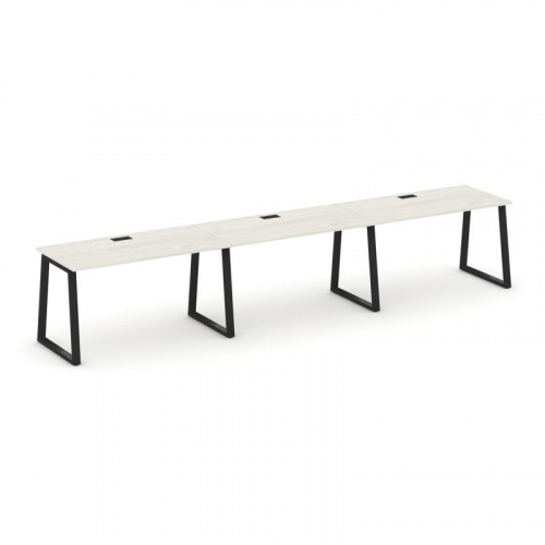 Style Project Рабочая станция 1 сторон. SN-6T1.ORS-044 Акация Лорка/Металл Антрацит/Заглушка Пластик фото 6