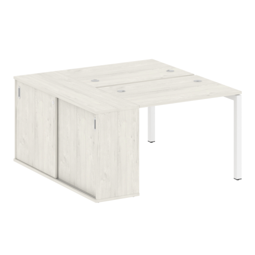 Бенч-система с шкафом-купе на П-обр. м/к Metal System Quattro 50БП.РС-СШК-1.1 фото 4 Бенч-система с шкафом-купе на П-обр. м/к Metal System Quattro 50БП.РС-СШК-1.1 фото 4