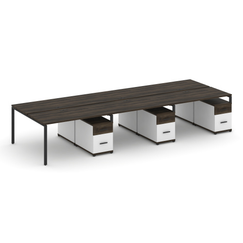 Бенч-система на 6 мест с 3 опорными тумбами Concept CN.DRS-355 фото 9