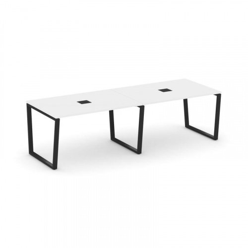 Style Project Стол переговорный SN-6T2.SPRG-011 Акация Лорка/Металл Антрацит/Заглушка Металл Антраци фото 8