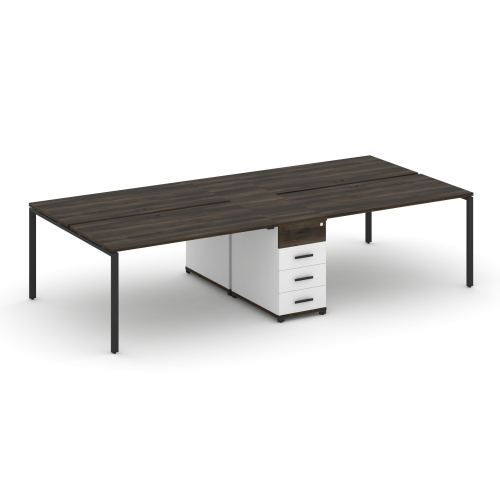 Бенч-система на 4 места с 1 опорной тумбой Concept CN.DRS-419 фото 9