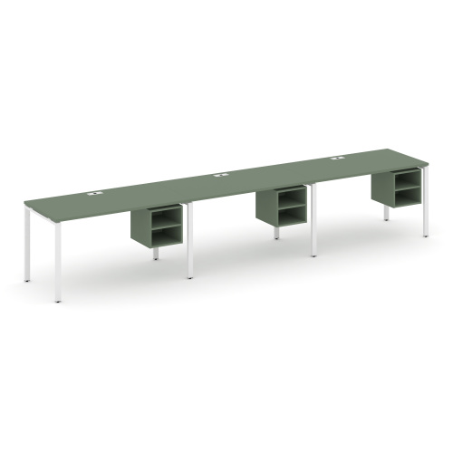 Бенч-система на 3 места с подвесными тумбами Concept CN.ORS-128