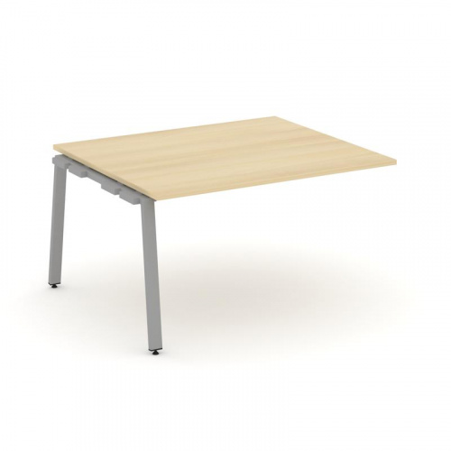 Style Project Проходной наб. элем. перег. стола SN-6A.NSPRG-033.3 Дуб Наварра/Металл Белый 1380*1180 фото 9