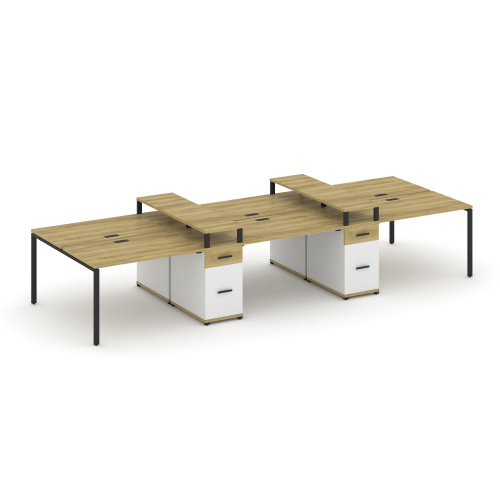 Бенч-система на 6 мест с 2 опорными тумбами Concept CN.DRS-470 фото 6