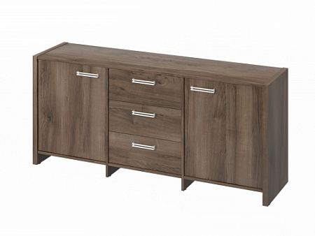 Тумба трехсекционная FI-13-01.D. Орех Пацифик Табак