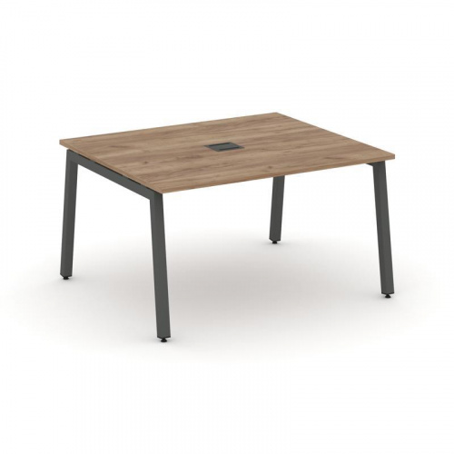 Style Project Стол переговорный SN-5A.SPRG-032 Акация Лорка/Металл Белый 1180*1180*750 фото 15