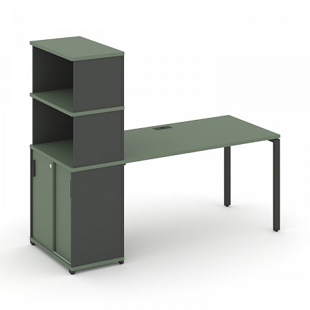 Стол офисный с опорным шкафом-купе Concept CN.SP-242