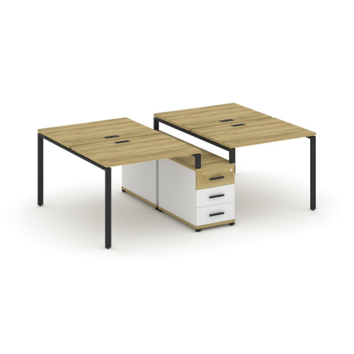 Бенч-система на 4 места с опорной тумбой Concept CN.DRS-309 фото 6