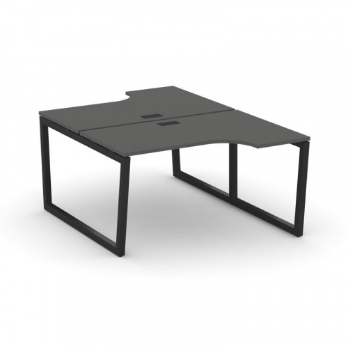 Style Project Рабочая станция эргоном. SN-5T2.DRPA-022 Акация Лорка/Металл Антрацит/Заглушка Пластик фото 8