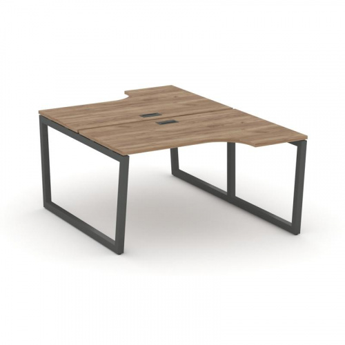 Style Project Рабочая станция эргоном. SN-5T2.DRPA-022 Акация Лорка/Металл Антрацит/Заглушка Пластик фото 23