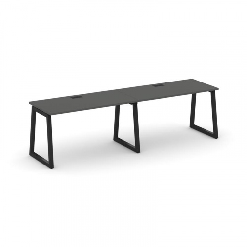 Style Project Рабочая станция 1 сторон. SN-5T1.ORS-023 Акация Лорка/Металл Антрацит/Заглушка Пластик фото 6