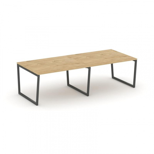 Style Project Стол переговорный SN-4T2.SPRG-044.3 Акация Лорка/Металл Антрацит 3160*1180*750 фото 22