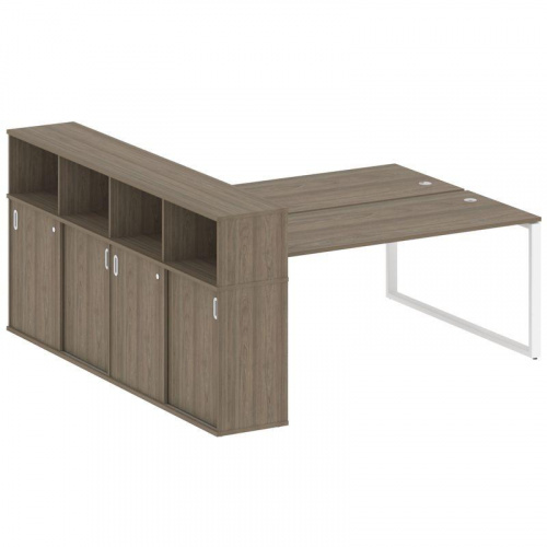 Бенч-система с шкафом-купе на О-обр. м/к Metal System БО.РС-СШК-4.5 фото 8