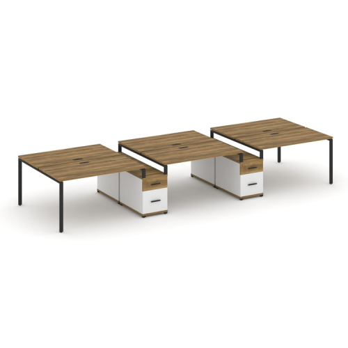 Бенч-система на 6 мест с 2 опорными тумбами Concept CN.DRS-339 фото 7