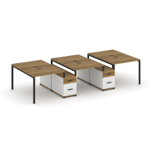 Бенч-система на 6 мест с 2 опорными тумбами Concept CN.DRS-337 фото 7