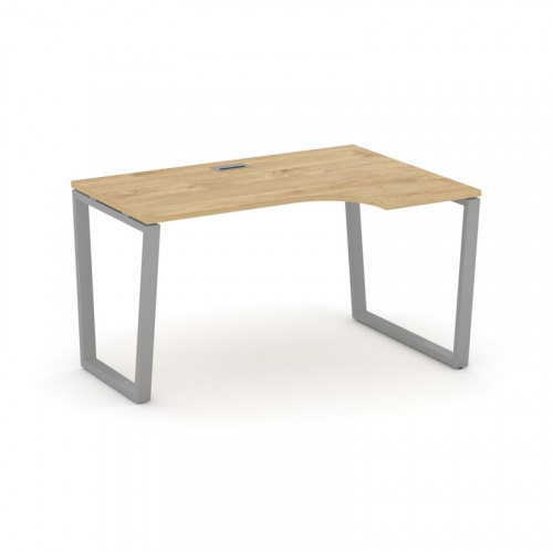 Style Project Стол рабочий эргоном. SN-6T2.SPA-022(R) Акация Лорка/Металл Антрацит/Заглушка Пластик фото 2