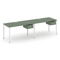 Бенч-система на 2 места с подвесными тумбами Concept CN.ORS-109