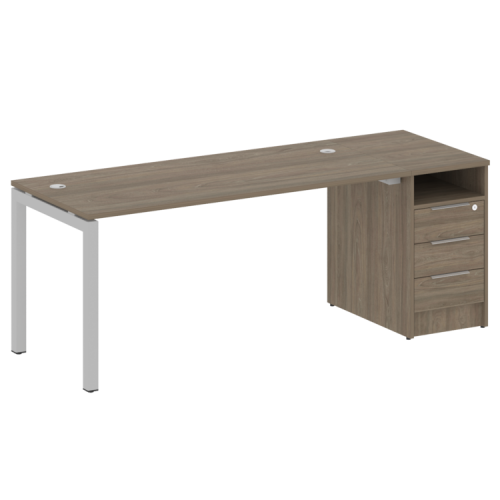 Бенч-система с тумбой на П-обр. м/к Metal System Quattro 50БП.РС-СТП-1.4