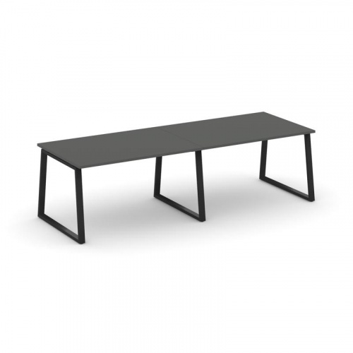 Style Project Стол переговорный SN-6T1.SPRG-014.3 Акация Лорка/Металл Антрацит 3160*980*750 фото 7