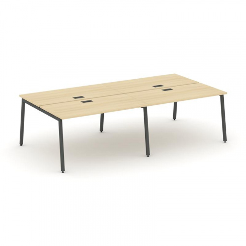 Style Project Рабочая станция 2-х сторон. SN-4A.DRS-054 Дуб Табак/Металл Антрацит 3160*1632*750 фото 26