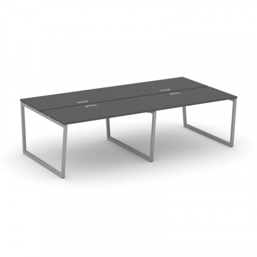 Style Project Рабочая станция 2-х сторон. SN-4T2.DRS-033 Акация Лорка/Металл Антрацит/Заглушка Пласт фото 17