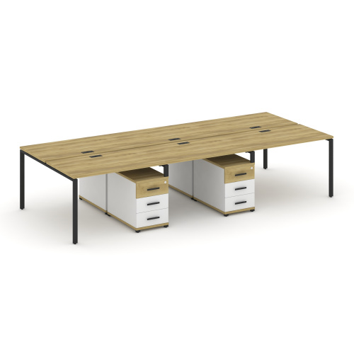 Бенч-система на 6 мест с 2 опорными тумбами Concept CN.DRS-342 фото 6