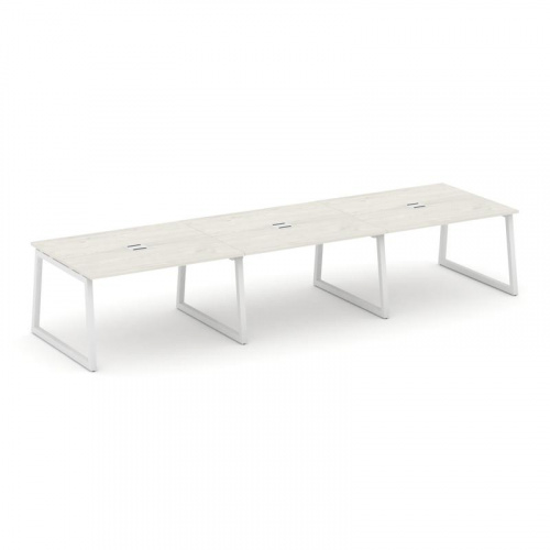 Style Project Стол переговорный SN-5T1.SPRG-054 Акация Лорка/Металл Антрацит/Заглушка Металл Антраци фото 14