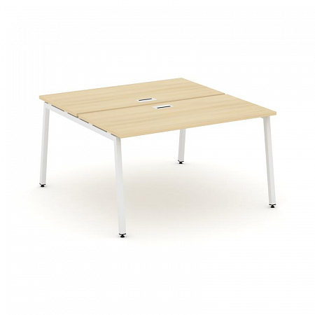 Style Project Рабочая станция 2-х сторон. SN-4A.DRS-022 Акация Лорка/Металл Белый 1180*1632*750