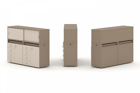 Тумба офисная (Набор №4.) Estetica ES.NB.2N-4