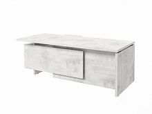 Стол с опорной тумбой FB-121R.DD Хромикс белый