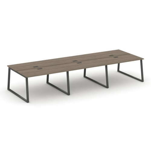 Style Project Рабочая станция 2-х сторон. SN-6T1.DRS-084 Акация Лорка/Металл Антрацит/Заглушка Пласт фото 25